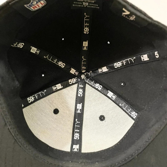 New Era New York Jets  59FIFTY Fitted Hat Cap 7 3/8 - Picture 14 of 16